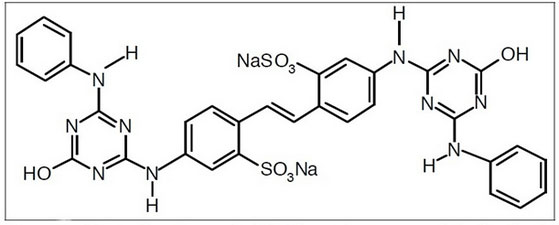 荧光增白剂的结构示例